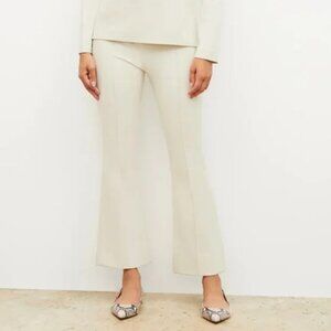 MM LaFleur The Shiloh Pants in Washable Ponte in Pearl Cream, size 14, NWT